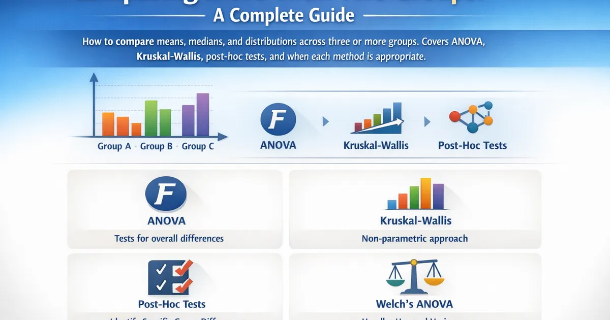 Comparing More Than Two Groups: A Complete Guide