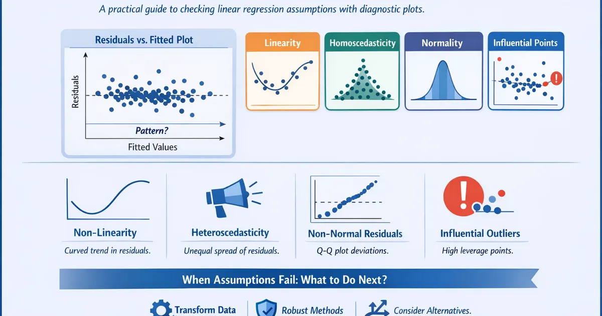 Linear Regression Assumptions and Diagnostics in Practice